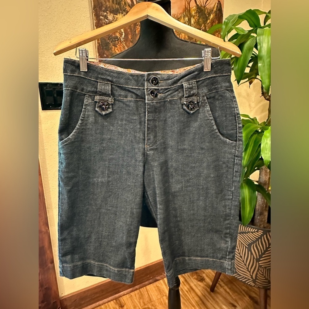 One 5 One Bermuda Dark Jeans Size 12